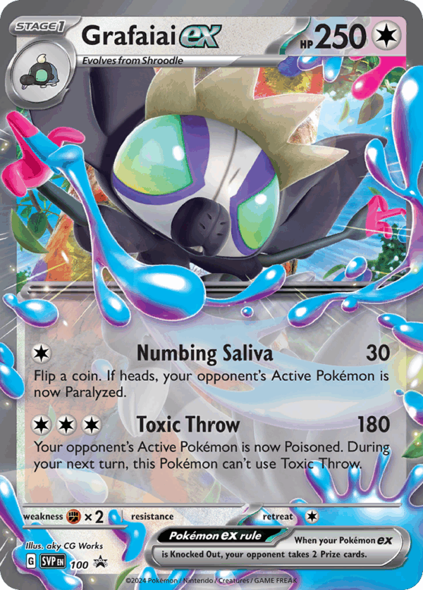 Grafaiai ex - Scarlet & Violet Black Star Promos - 100/165
