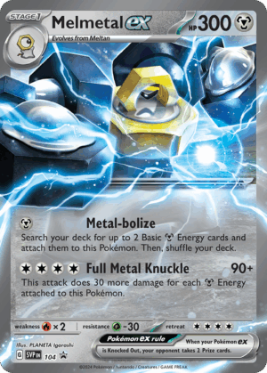 Melmetal ex - Scarlet & Violet Black Star Promos - 104/165