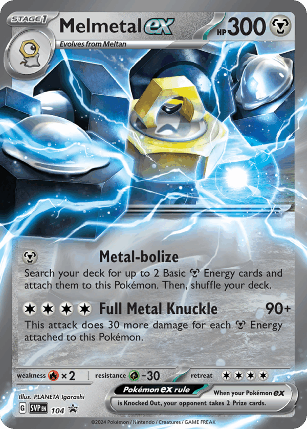 Melmetal ex - Scarlet & Violet Black Star Promos - 104/165