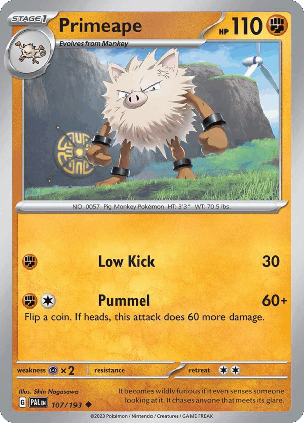 Primeape - Paldea Evolved - 107/193