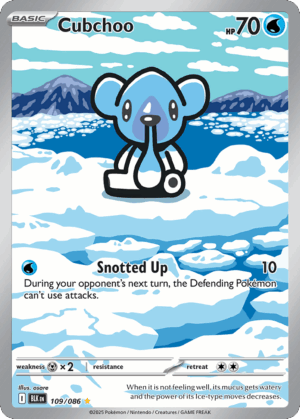 Cubchoo - Black Bolt - 109/86
