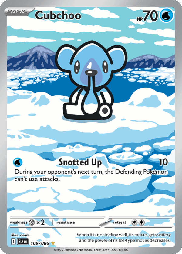 Cubchoo - Black Bolt - 109/86