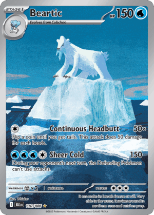 Beartic - Black Bolt - 110/86