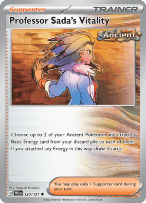 Professor Sada's Vitality - Prismatic Evolutions - 120/131 (Poke Ball Reverse Holo)