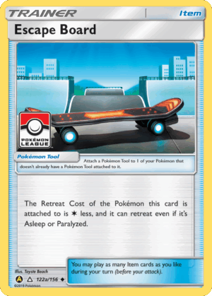 Escape Board - Ultra Prism - 122a/156 (Pokemon League Stamp Promo)