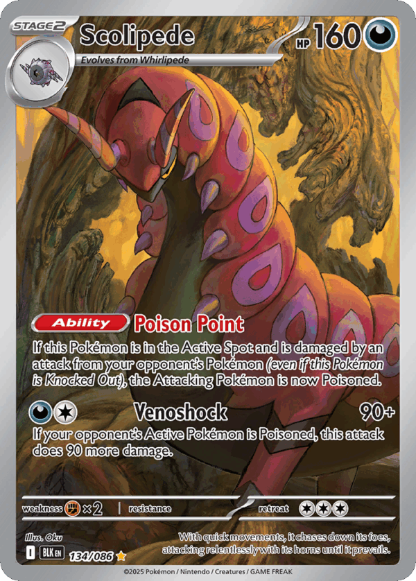 Scolipede - Black Bolt - 134/086