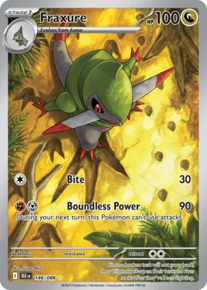 Fraxure - Black Bolt - 146/86
