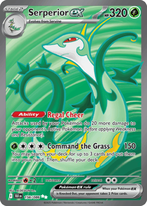 Serperior ex - Black Bolt - 156/086