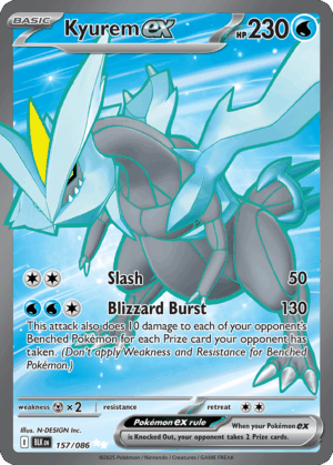 Kyurem ex - Black Bolt - 157/086