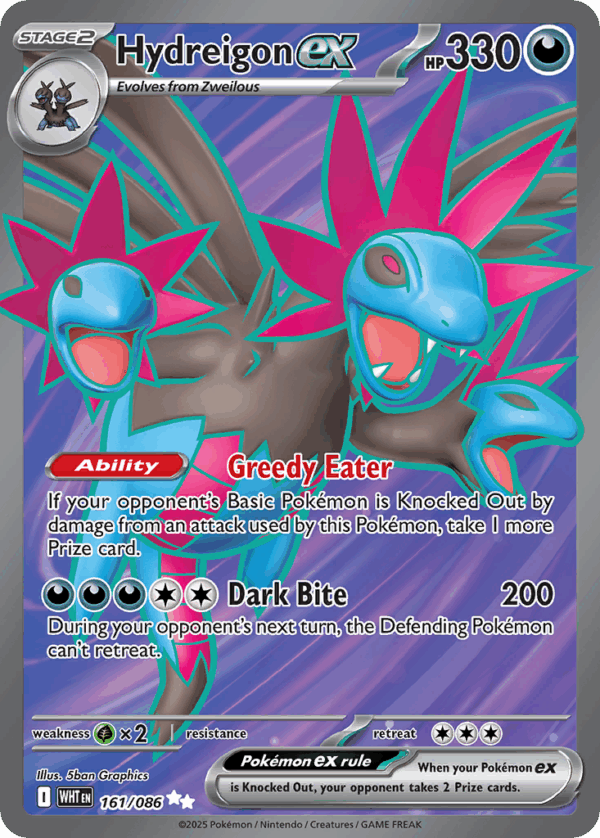 Hydreigon ex - White Flare - 161/86