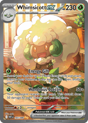 Whimsicott ex - White Flare - 165/086