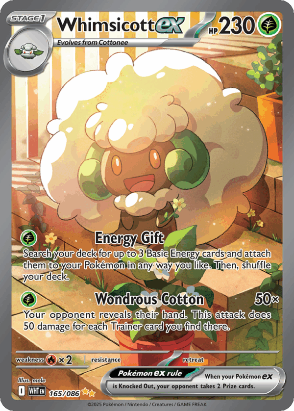 Whimsicott ex - White Flare - 165/086