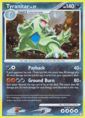 Tyranitar - Mysterious Treasures - 17/123 (MP)