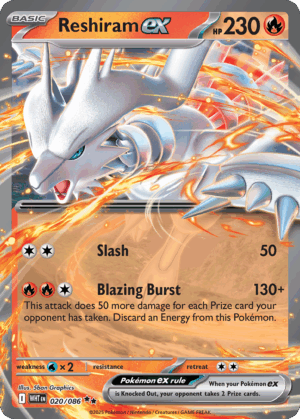 Reshiram ex - White Flare - 020/086