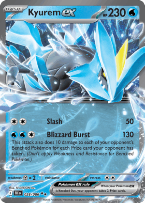 Kyurem ex - Black Bolt - 028/086