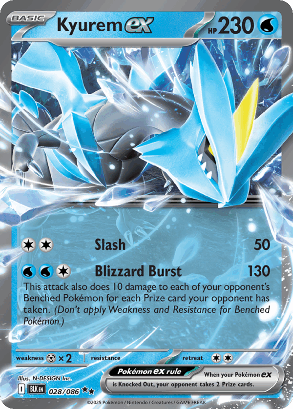 Kyurem ex - Black Bolt - 028/086