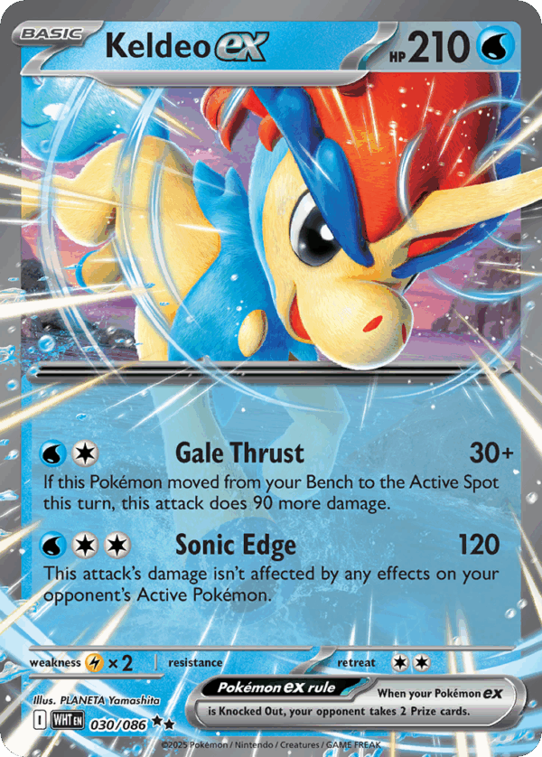 Keldeo ex - White Flare - 030/086