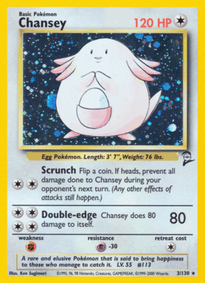Chansey - Base Set 2 - 3/130 (LP)