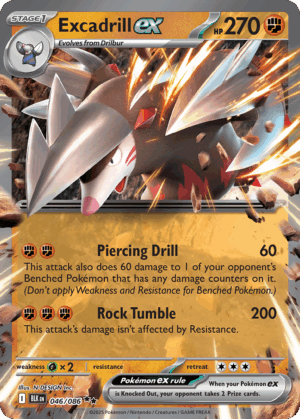 Excadrill ex - Black Bolt - 046/086