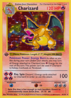 Charizard - Base - 4/102 - Unlimited (DMG)