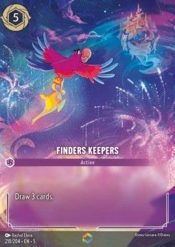 Lorcana Shimmering Skies - Finders Keepers - 210/204