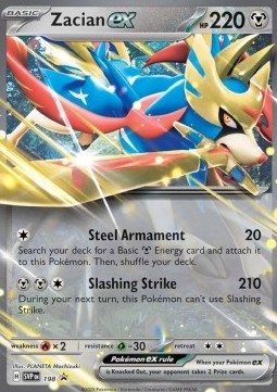 Zacian ex - Scarlet & Violet Black Star Promos - 198/165 (Unsealed)
