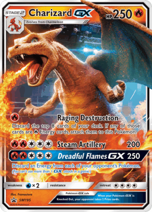 Charizard-GX - SM Black Star Promos - SM195/248