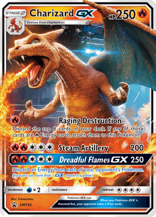 Charizard-GX - SM Black Star Promos - SM195/248