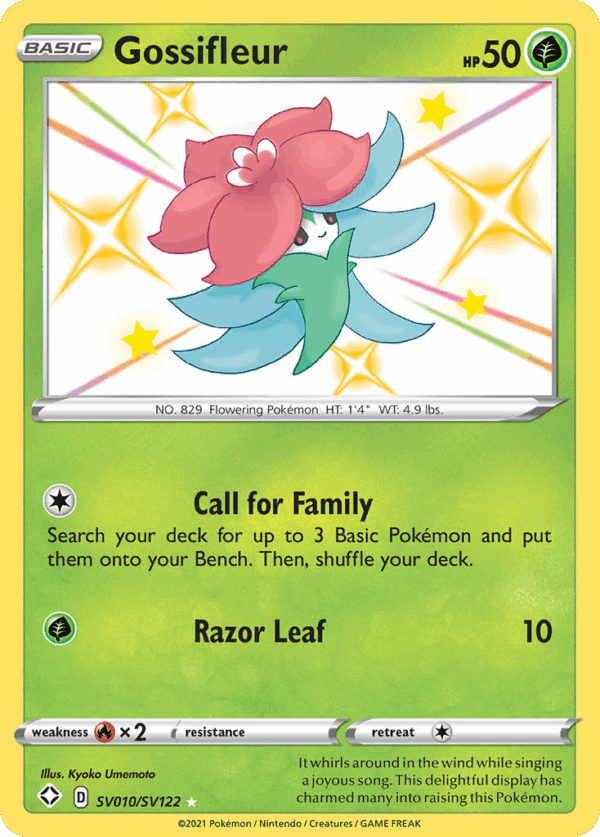 Gossifleur - Shining Fates Shiny Vault - SV010/122