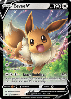 Eevee V - SWSH Black Star Promos - SWSH065