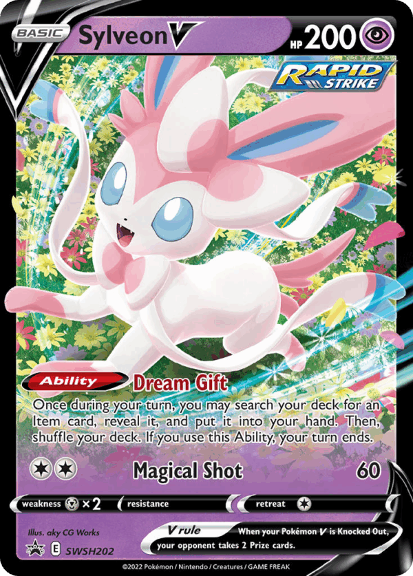 Sylveon V - SWSH Black Star Promos - SWSH202/307