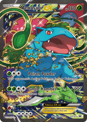 Venusaur-EX - XY Black Star Promos - XY/123 (LP)