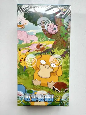 The box for the Pokémon TCG Chinese 151 (Hope) expansion, featuring artwork of Psyduck, Pikachu, and Jigglypuff.