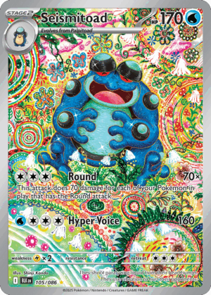 Seismitoad - Black Bolt - 105/086