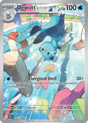 Dewott - White Flare - 106/86