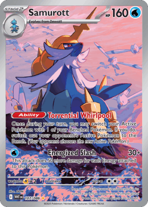 Samurott - White Flare - 107/086