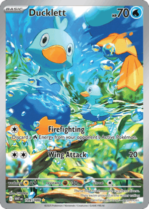 Ducklett - White Flare - 109/86