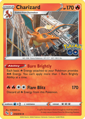 Charizard - Pokémon GO - 10/78
