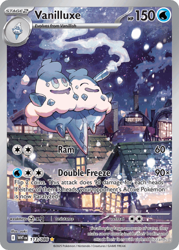 Vanilluxe - White Flare - 113/086
