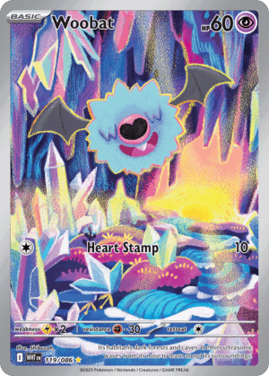 Woobat - White Flare - 119/086
