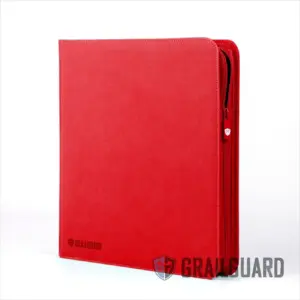 Grailguard Premium 12 Pocket Binder - Red