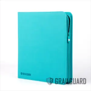 Grailguard Premium 12 Pocket Binder - Turqoise