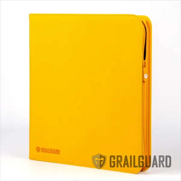 Grailguard Premium 12 Pocket Binder - Yellow