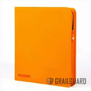 Grailguard Premium 12 Pocket Binder - Orange