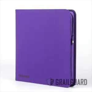Grailguard Premium 12 Pocket Binder - Purple