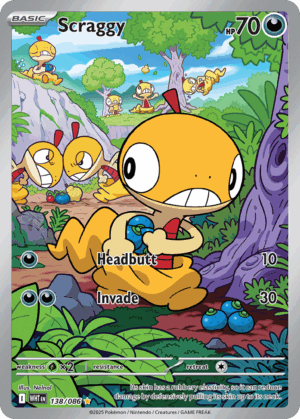 Scraggy - White Flare - 138/86