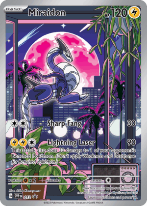 Miraidon - Scarlet & Violet Black Star Promos - 13/165 (Unsealed)