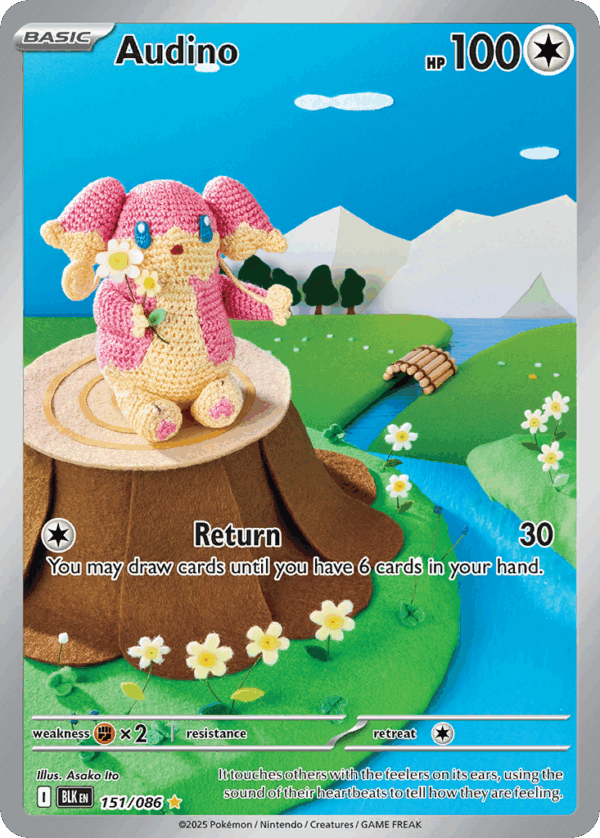 Audino - Black Bolt - 151/86