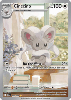 Cinccino - Black Bolt - 153/86