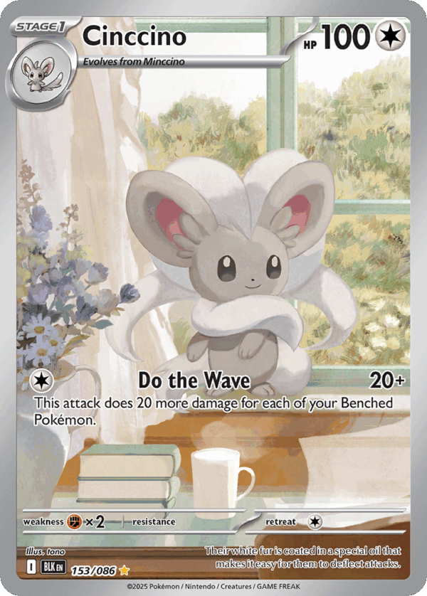 Cinccino - Black Bolt - 153/86